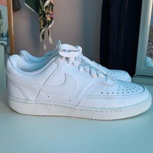 White Nike airforce 1s